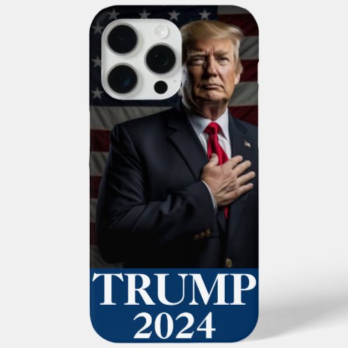 Donald Trump Photo _ Trump 2024 Keep America Great iPhone 15 Pro Max Case