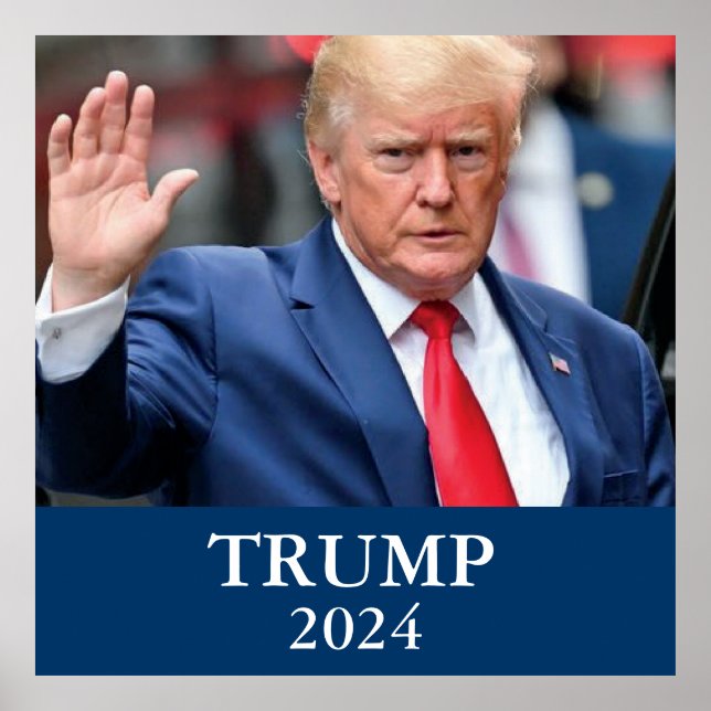 Donald Trump Photo - Trump 2024 Poster (Front)