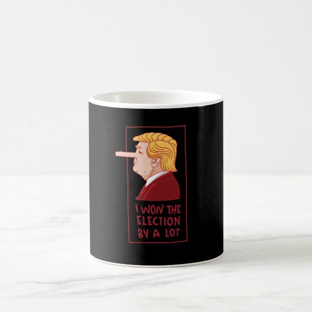 Donald Trump Pinocchio Funny Best Gift Coffee Mug (Center)