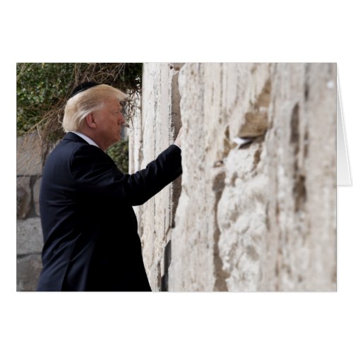 Donald Trump Places Note In Western Wall