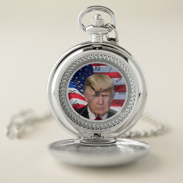 DONALD TRUMP POCKET WATCH (Inside)