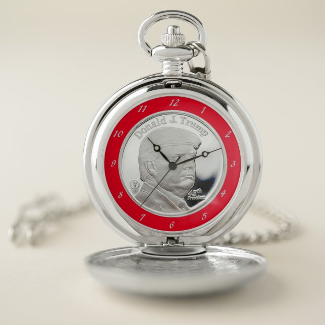 DONALD TRUMP POCKET WATCH (Inside)