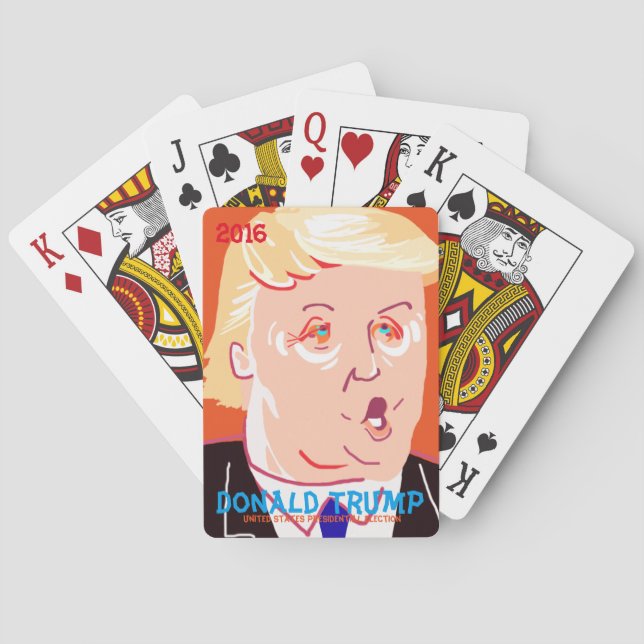 Donald Trump. Poker Cards (Back)