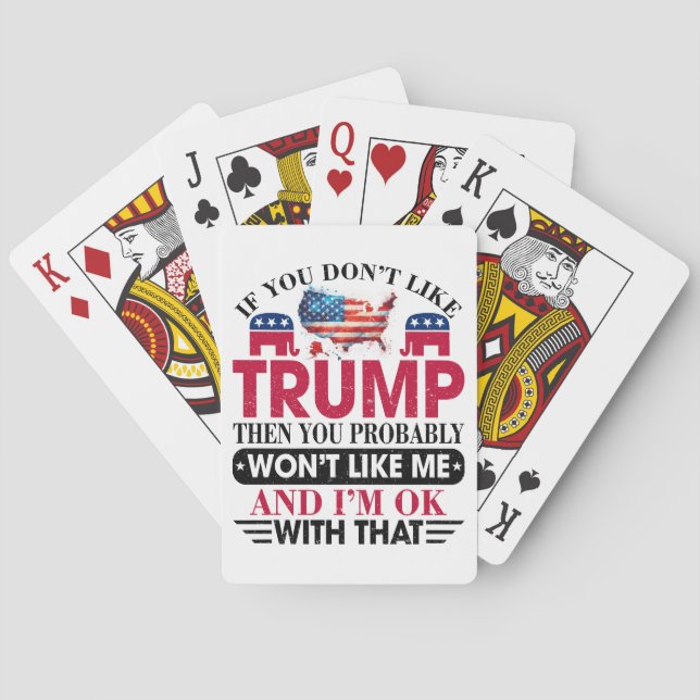 Donald Trump Poker Cards (Back)