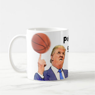 Donald Trump Political Satire mug Basketball cup