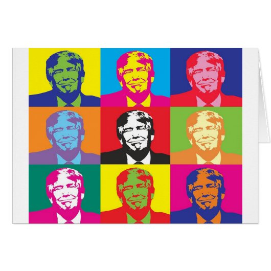 Donald Trump Pop Art (Front Horizontal)