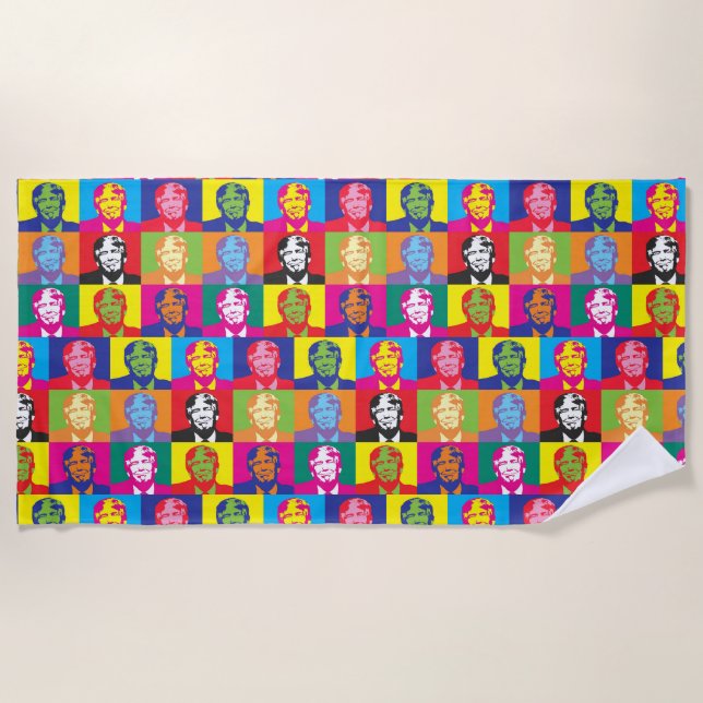 DONALD TRUMP POP ART BEACH TOWELS (Front)
