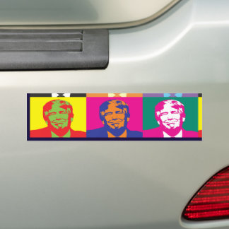 Donald Trump Pop Art Bumper Sticker