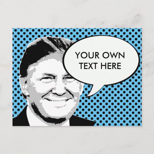 Donald Trump Pop Art Postcard