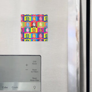 Donald Trump Pop Art Square Magnet