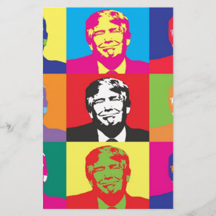 Donald Trump Pop Art Stationery