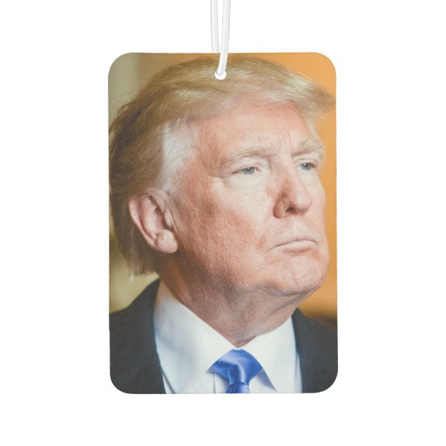 Donald Trump Portrait Air Freshener (Back)