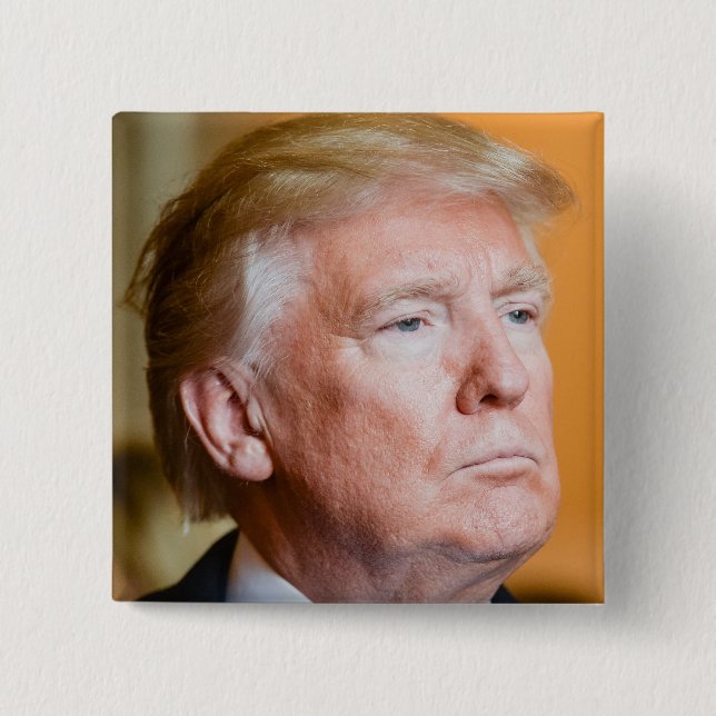 Donald Trump Portrait Button (Front)