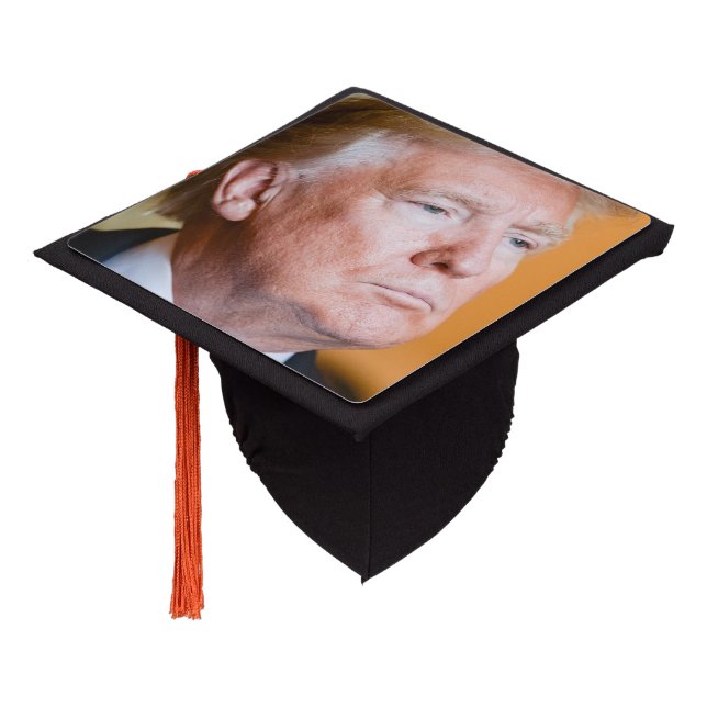 Donald Trump Portrait Graduation Cap Topper (Angled)
