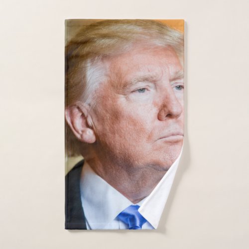Donald Trump Portrait Hand Towel