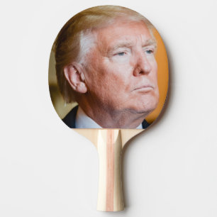 Donald Trump Portrait Ping Pong Paddle