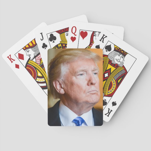 Donald Trump Portrait Poker Cards (Back)