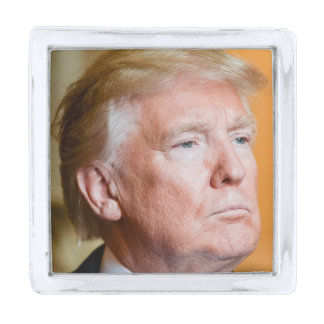 Donald Trump Portrait Silver Finish Lapel Pin