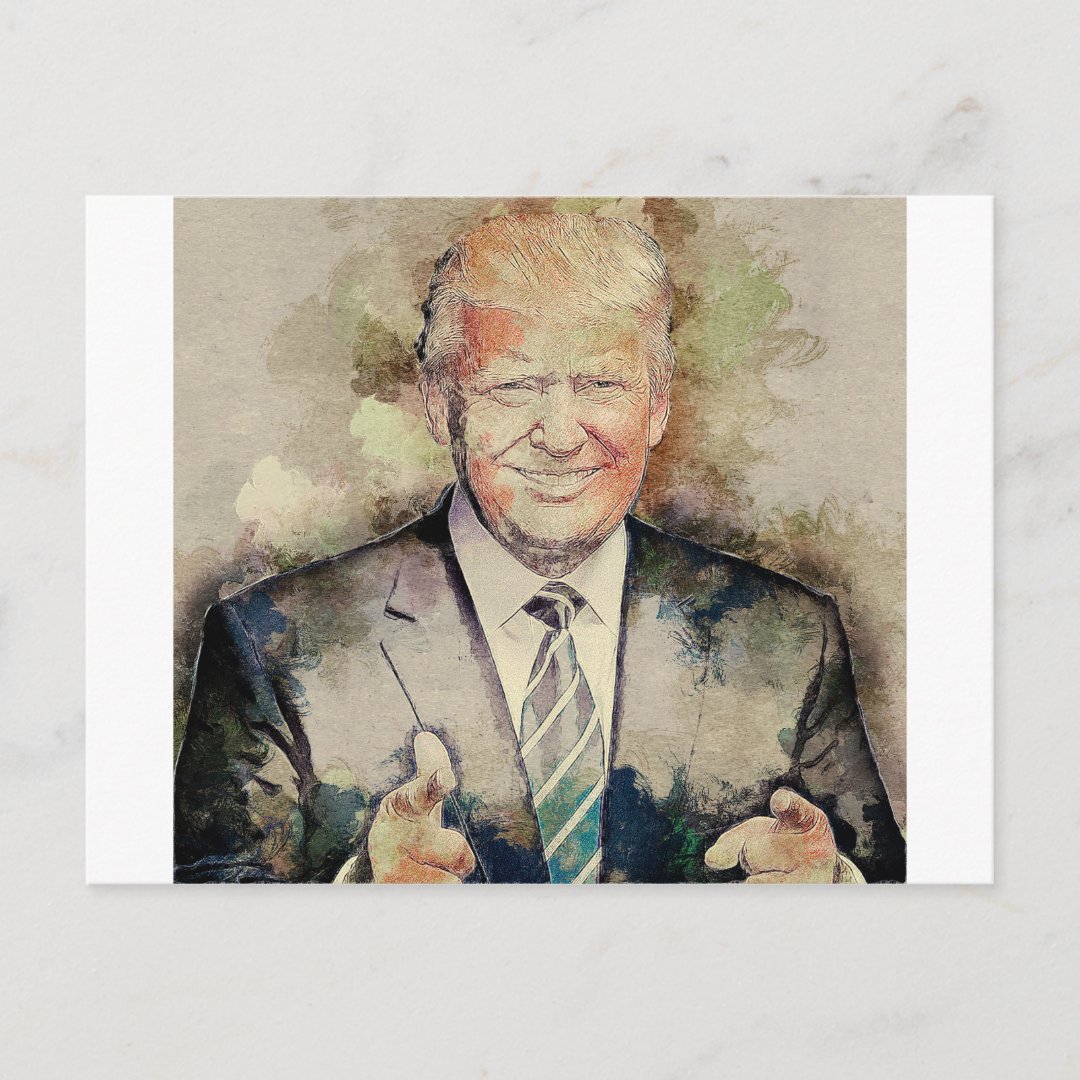 Donald Trump Postcard | Zazzle