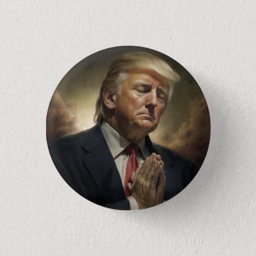 Donald Trump Pray For America   Button