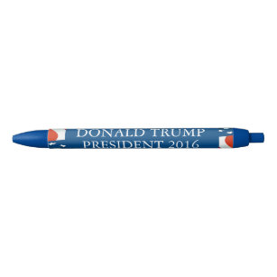 Donald Trump President 2016 Black Ink Pen