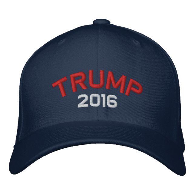 Donald Trump President 2016 Embroidered Baseball Cap (Front)