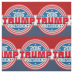Donald Trump President 2016 Fabric