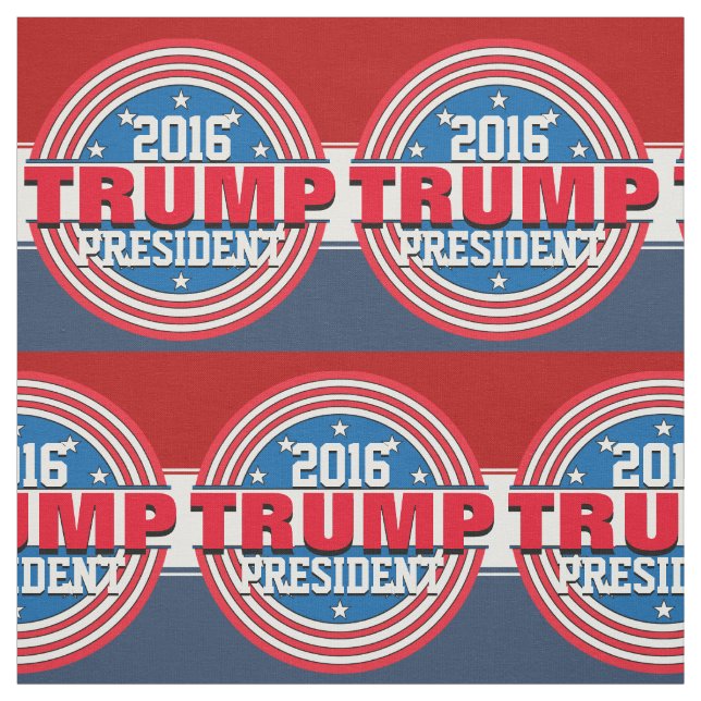Donald Trump President 2016 Fabric (Swatch)