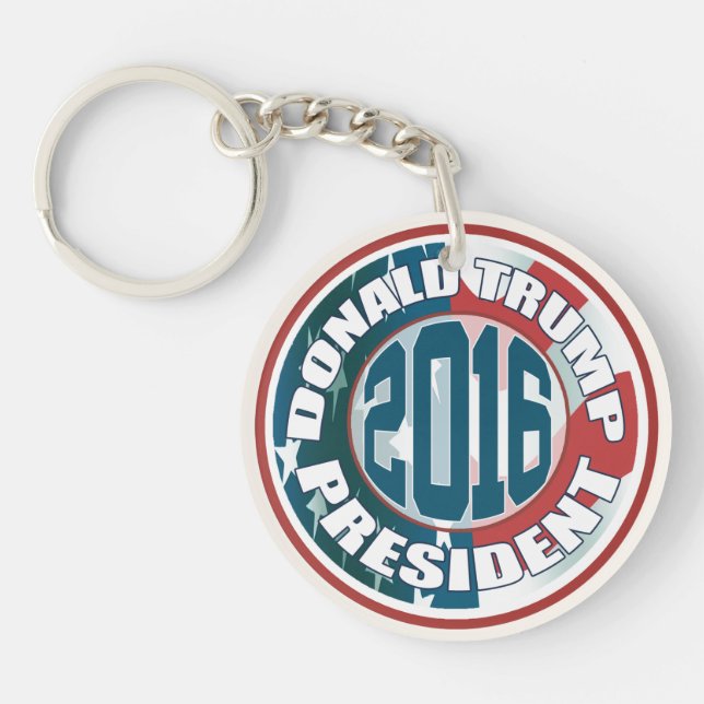 Donald Trump President 2016 Keychain (Front)