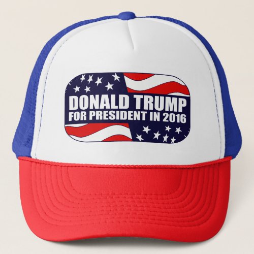 Donald Trump President 2016 Trucker Hat