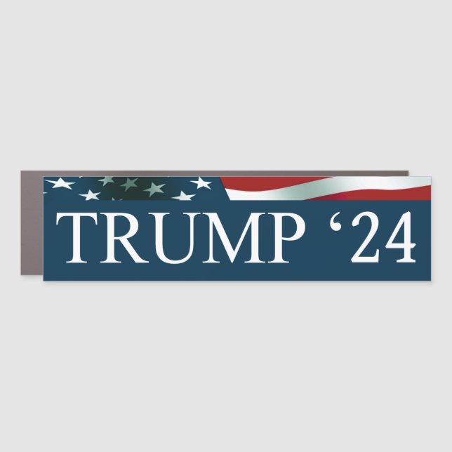 Donald Trump President 24 Car Magnet (Front)