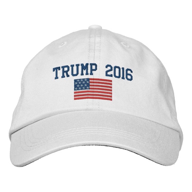 Donald Trump - President American Flag Embroidered Baseball Hat (Front)