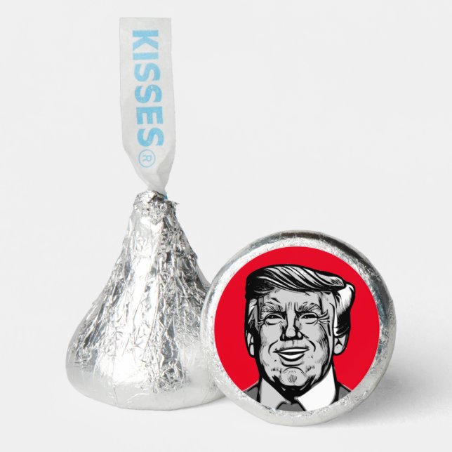 DONALD TRUMP PRESIDENT CARTOON HERSHEY®'S KISSES® (Front)