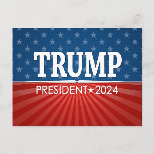 Donald Trump _ President  Postcard