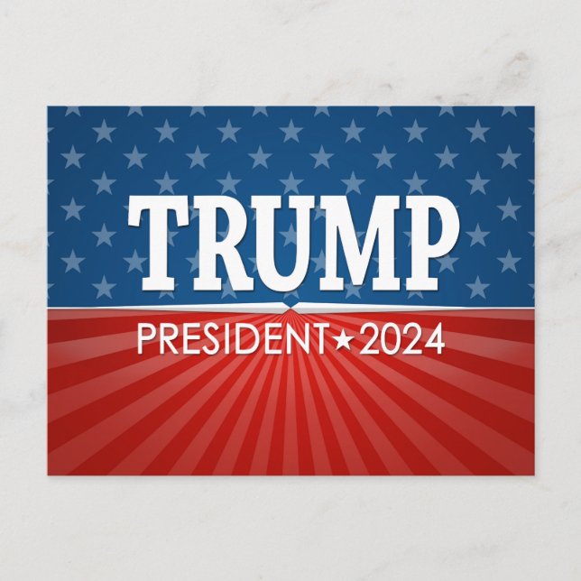 Donald Trump - President  Postcard (Front)