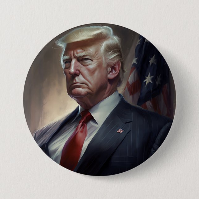 Donald Trump Presidential Button (Front)