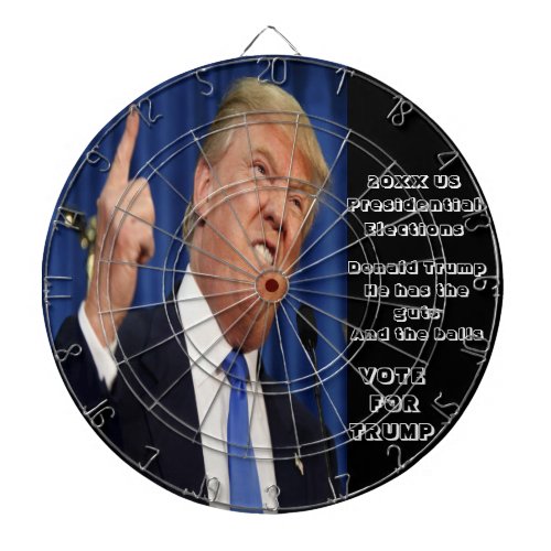Donald Trump Presidential Election Dartboard