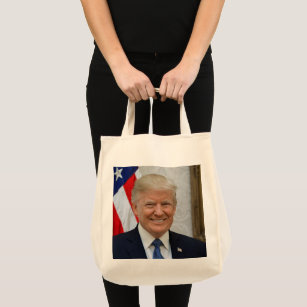 Donald Trump Presidential Portrait Tote Bag