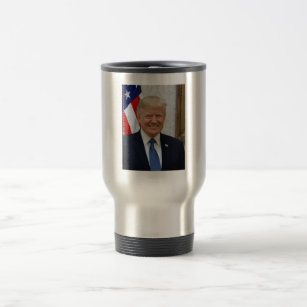 Donald Trump Presidential Portrait Travel Mug