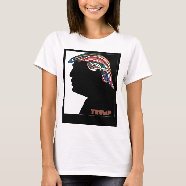 Donald Trump Psychedelic Combover T-Shirt (Front)
