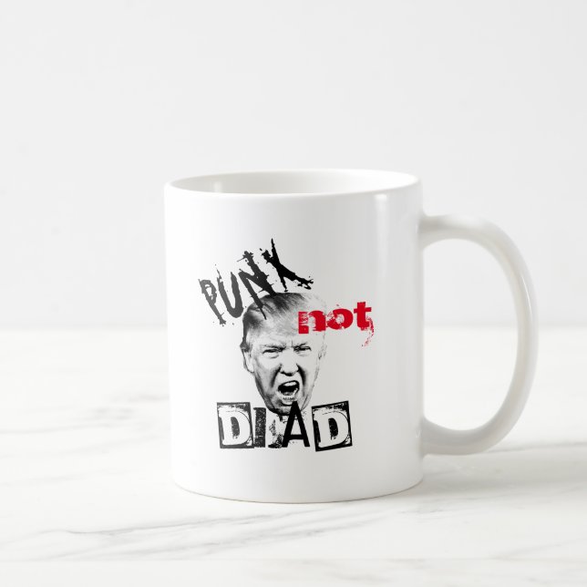 DONALD TRUMP - PUNX not DEAD! Coffee Mug (Right)
