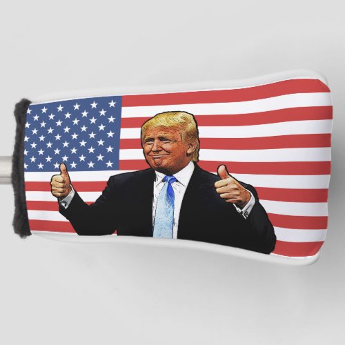 DONALD TRUMP PUTTER GOLF HEAD COVER