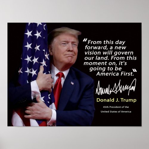 Donald Trump Quote Poster 8 x 115