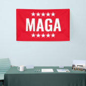 Donald Trump Red Stars Banner (Tradeshow)