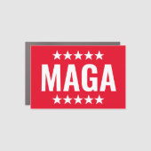 Donald Trump Red Stars Car Magnet (Front)