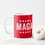 Donald Trump Red Stars Coffee Mug