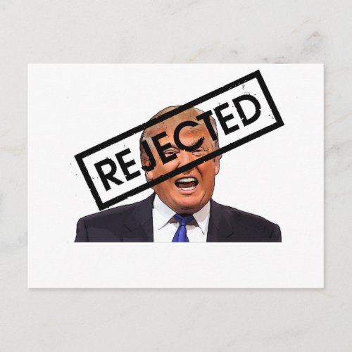 Donald Trump REJECTED Postcard