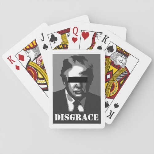 Donald Trump Republican Disgrace  Poker Cards