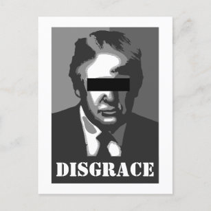 Donald Trump Republican Disgrace Postcard