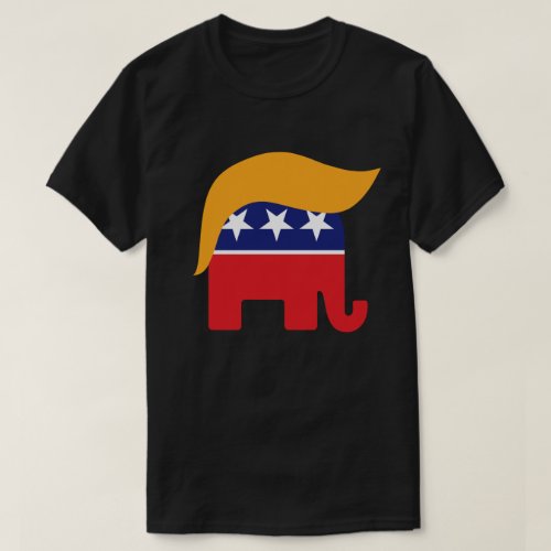 Donald Trump Republican Elephant Hair Logo T_Shirt